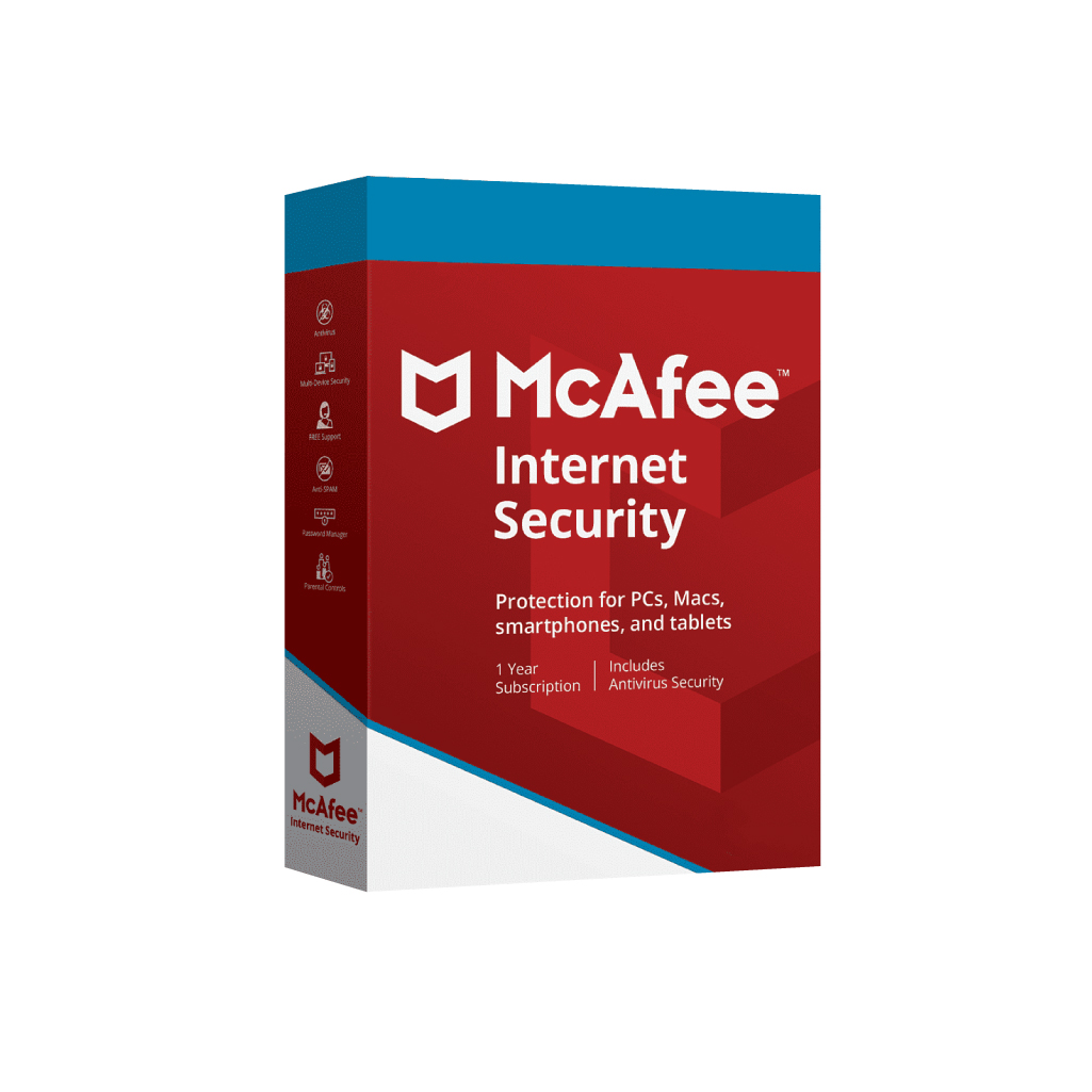 McAfee Internet Security 1 PC Por 1 ano